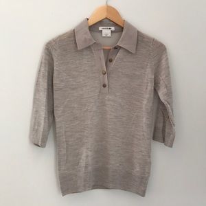 NWOT Grey Lacoste Shirt